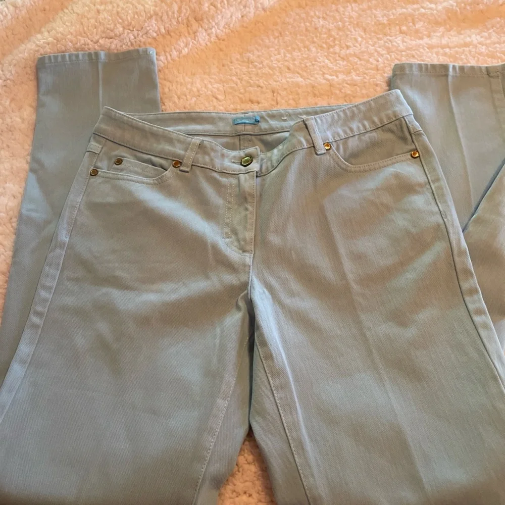 J. McLaughlin Light Blue Straight Leg jeans size 8